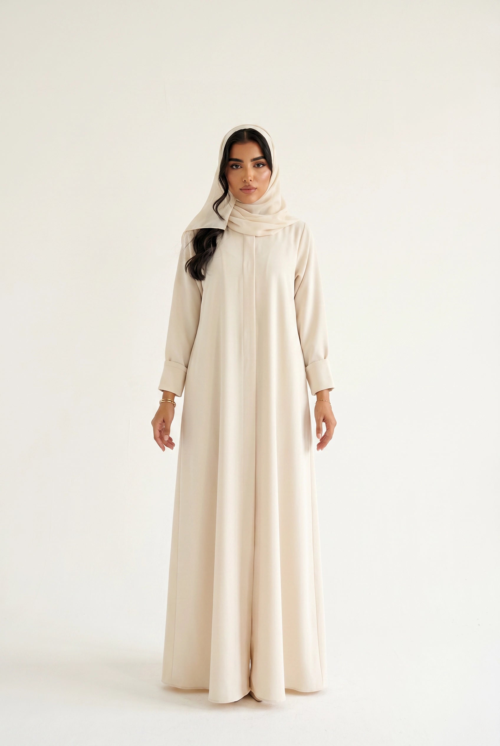 Abaya d'été en mousseline imprimée