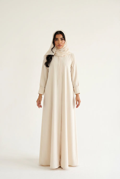 Abaya d'été en mousseline imprimée